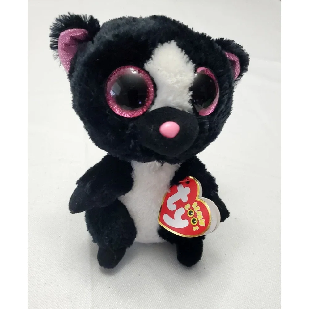 Ty Beanie Boos - FLORA‎ the Skunk (6 Inch) NEW MWMTs Plush Stuffed Animal Toy